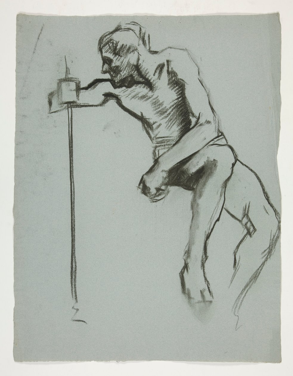 Studie for The Spirit of Vulcan, Genius of the Workers in Iron and Steel, capitol rotunda, Harrisburg, Pennsylvania af Edwin Austin Abbey