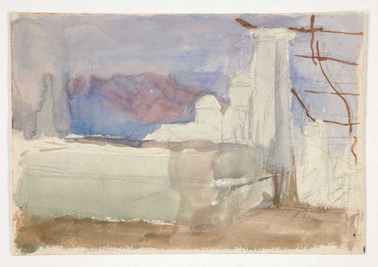 Studie til 12. nat (?) af Edwin Austin Abbey