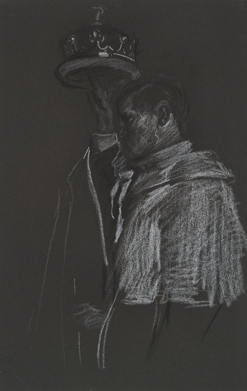 Studie af Peer for Coronation of Edward VII af Edwin Austin Abbey