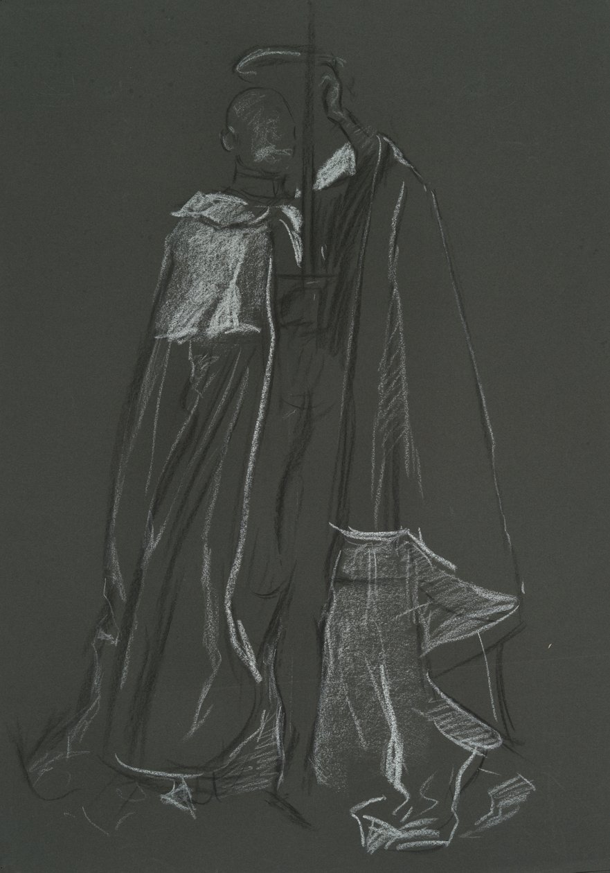 Studie af Peer for Coronation of Edward VII af Edwin Austin Abbey