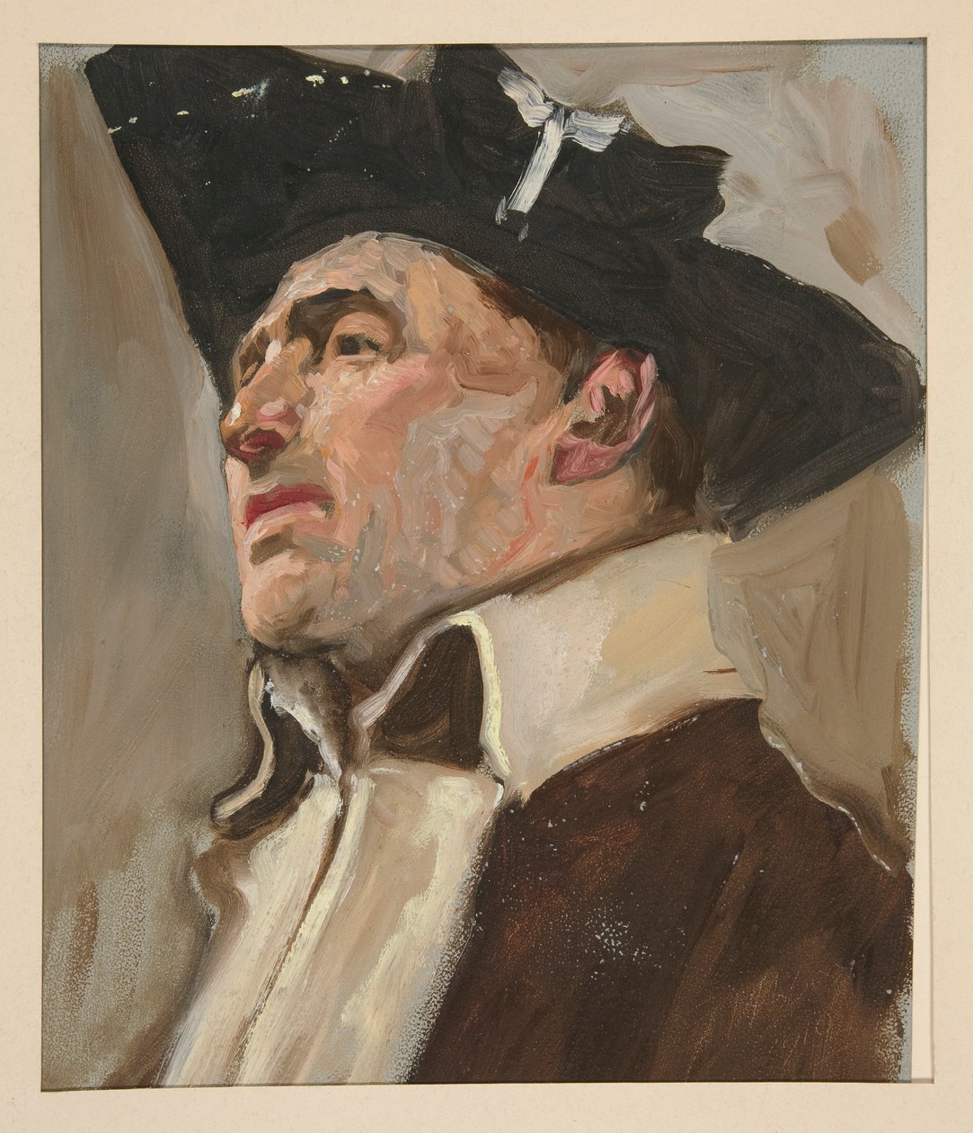 Studie af en soldat: skitse til vægmaleri til statshovedbygningen i Harrisburg, Pennsylvania, 1902-1911 (fuldført af John Singer Sargent) af Edwin Austin Abbey