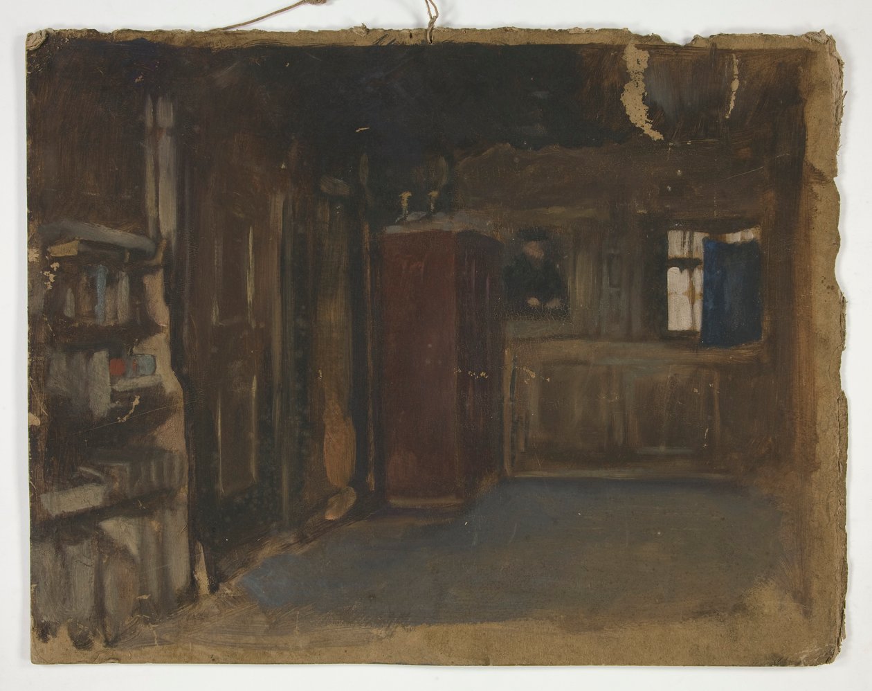 Studie af et interiør af Edwin Austin Abbey