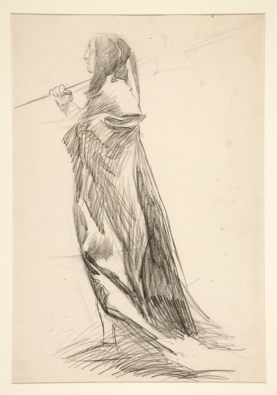 Studie af helleberdier, fra kong Richard III af Edwin Austin Abbey