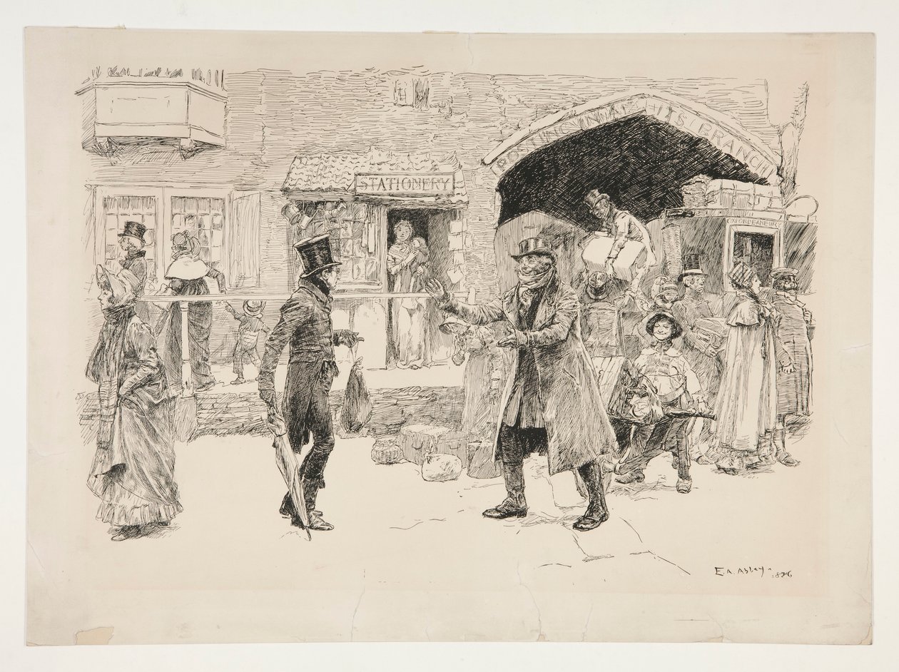 Den indfødtes tilbagevenden af Edwin Austin Abbey