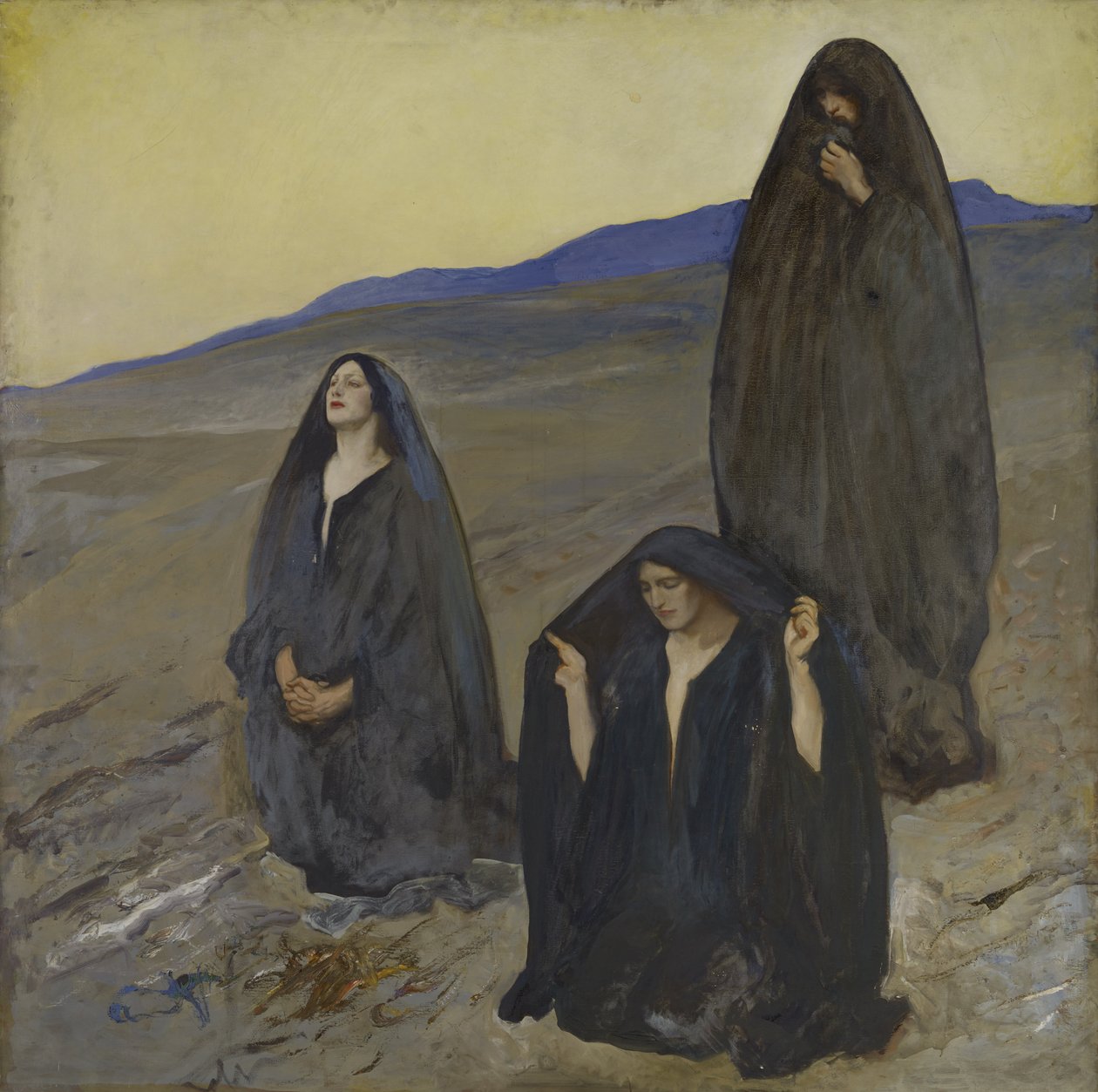 De tre Marys, ca.1905-10 af Edwin Austin Abbey