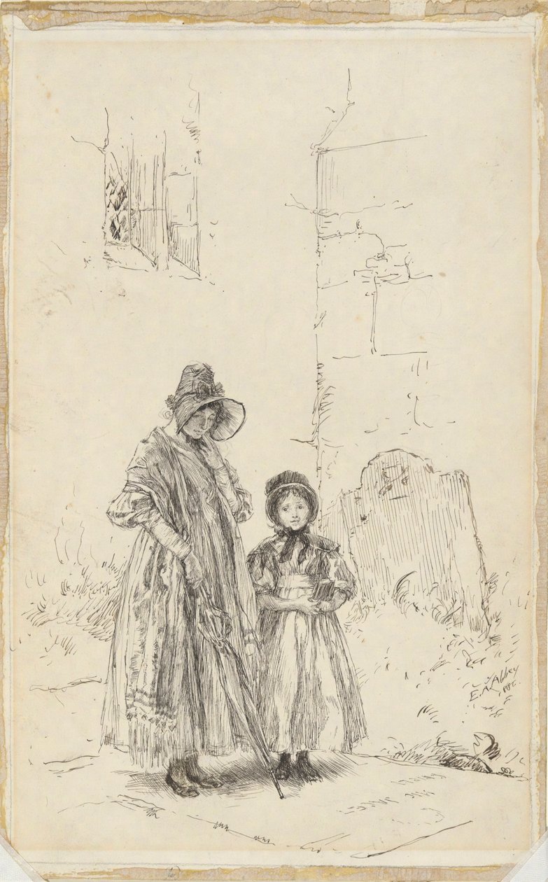 Præsten, fra Det stille liv af Edwin Austin Abbey