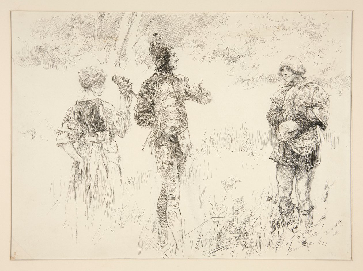 Berøringssten: af Edwin Austin Abbey