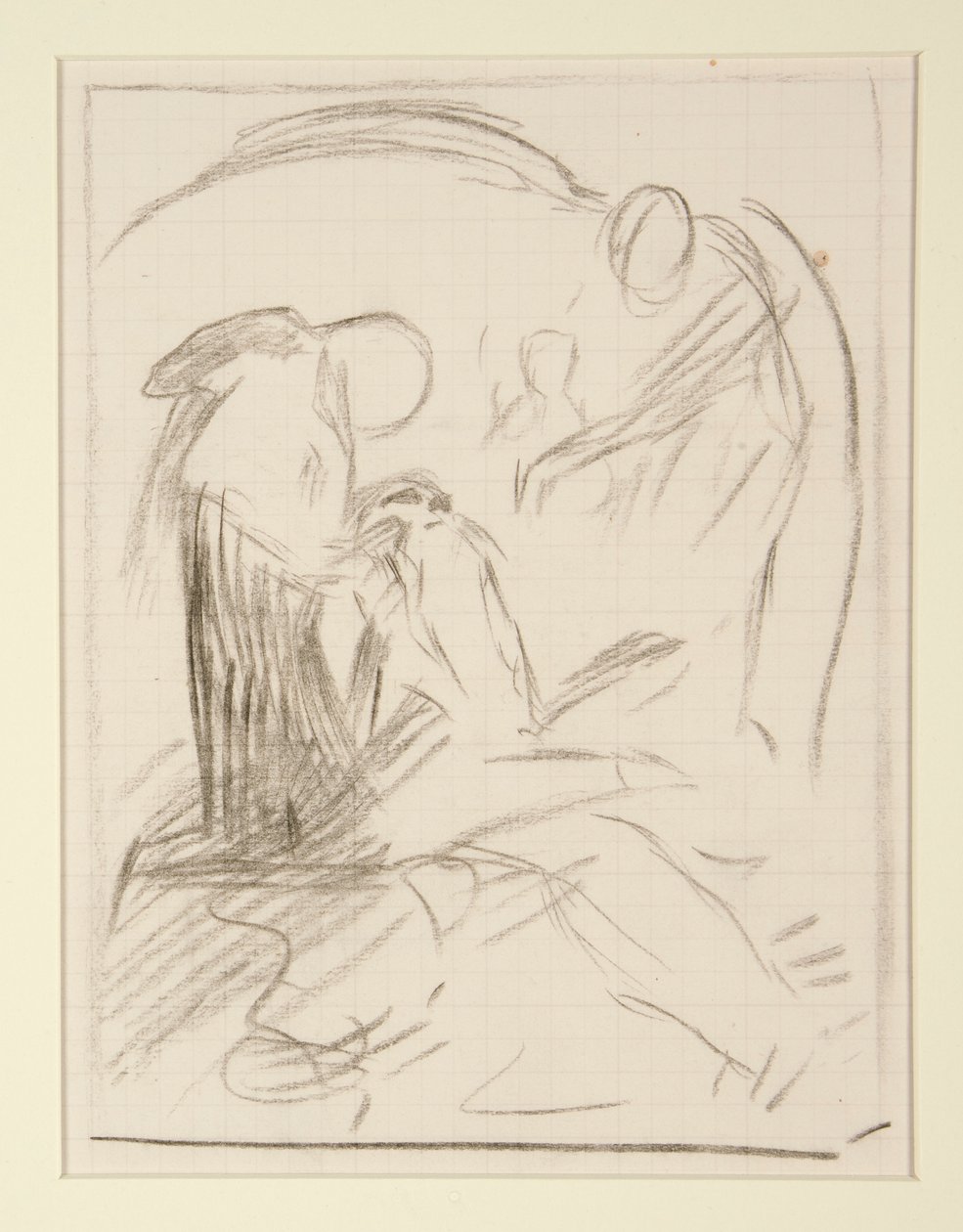 To kompositionsstudier til af Edwin Austin Abbey