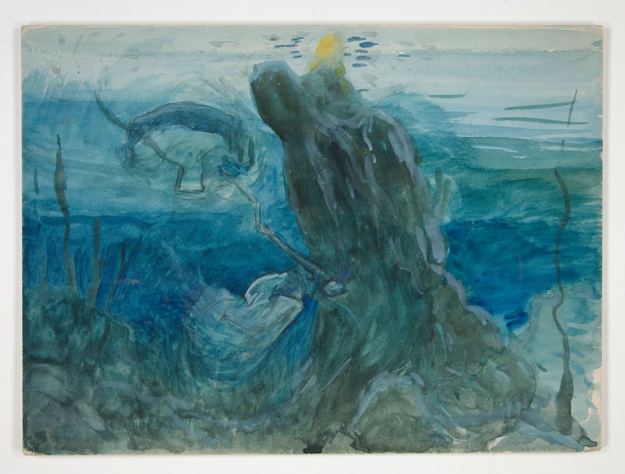 Undervandsscene af Edwin Austin Abbey