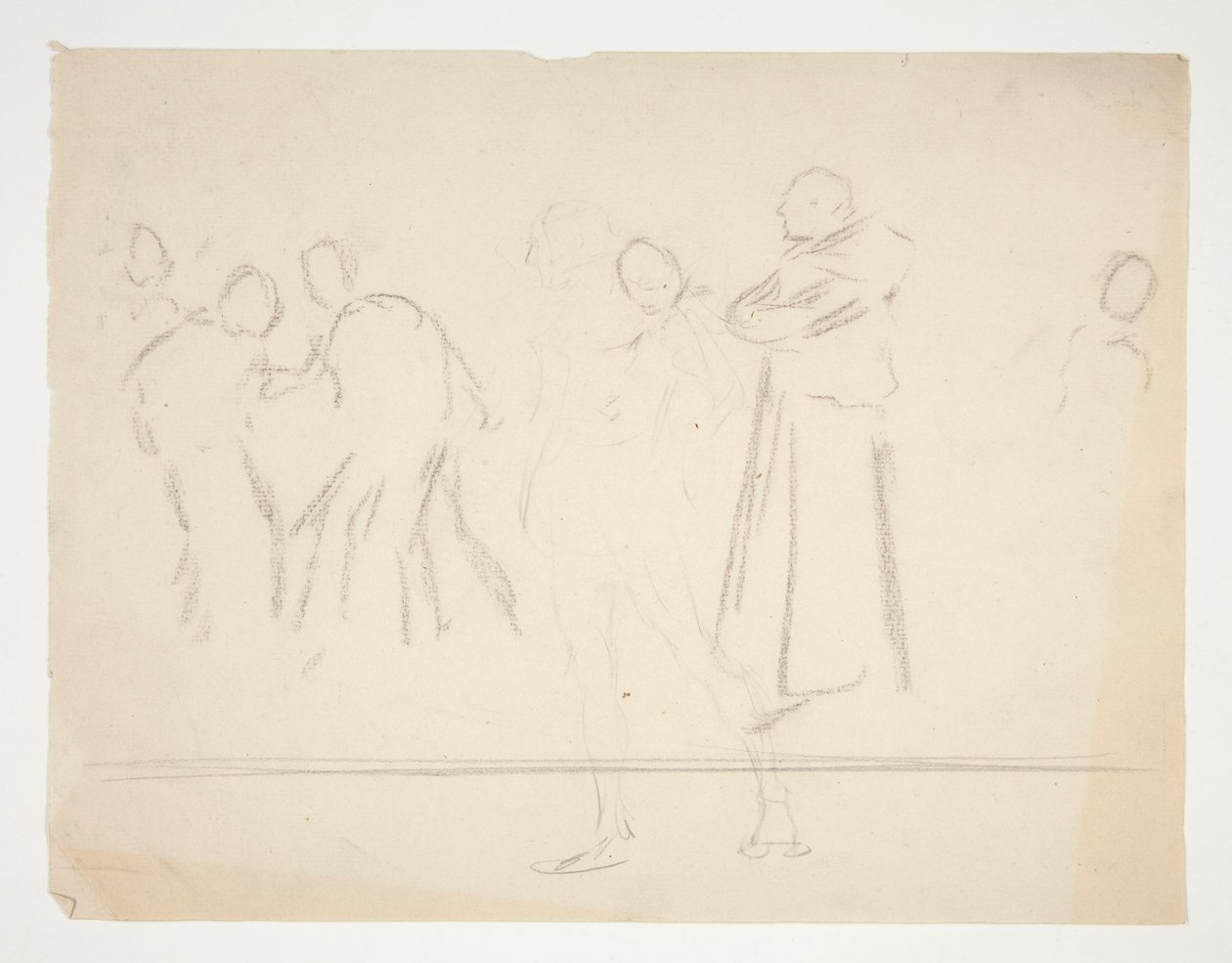 Uidentificeret illustration af Edwin Austin Abbey