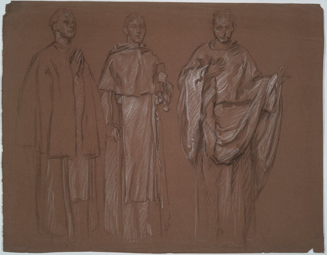 Uidentificeret undersøgelse af Edwin Austin Abbey