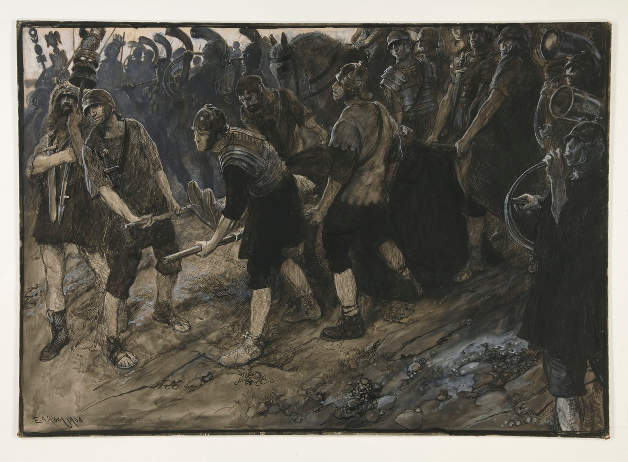 Ventidius træder ind i triumf, Pacorus