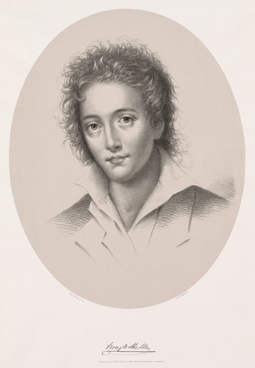Percy Bysshe Shelley af Edwin Beyerhaus