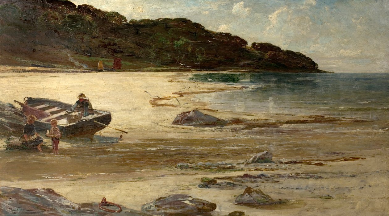Kystscene, 1891 af Edwin Ellis