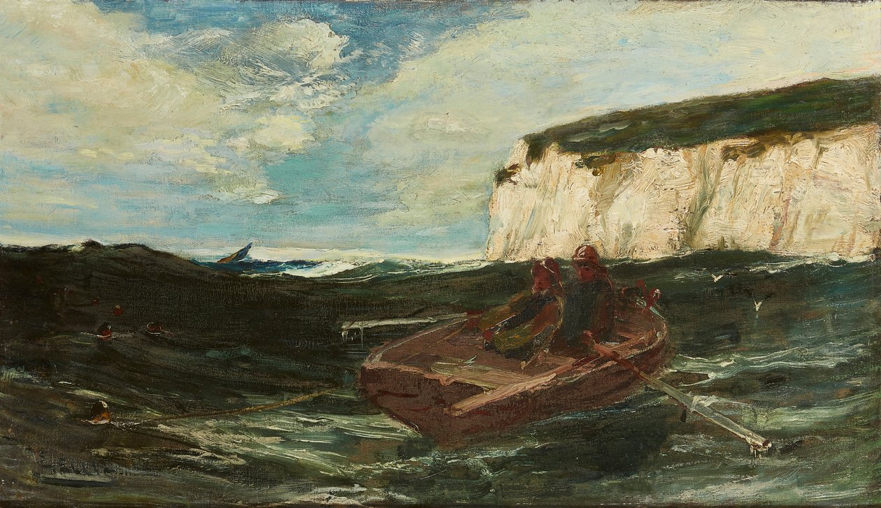 Lobster Fishermen (olie på lærred) af Edwin Ellis