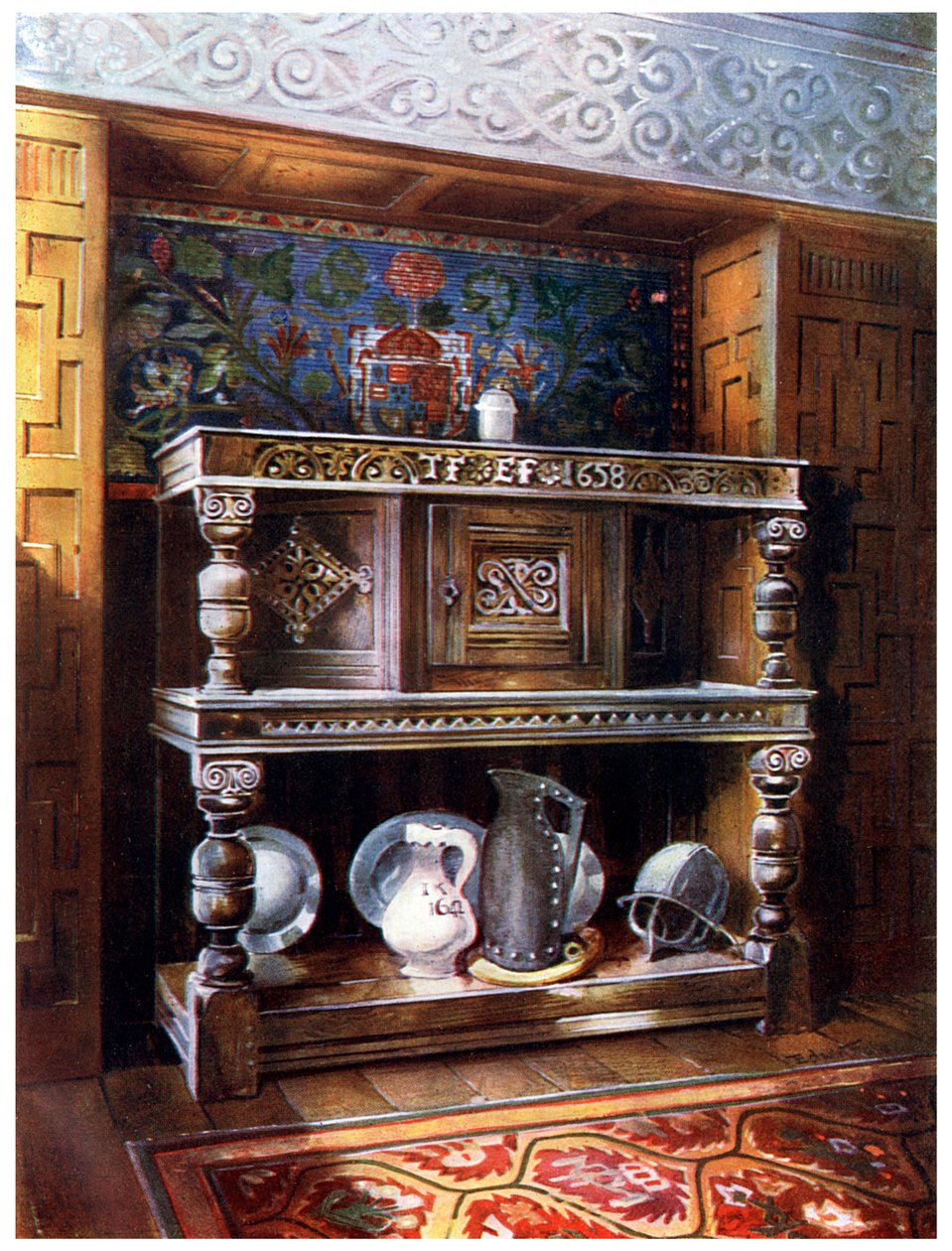 Hofskabsbuffet, 1910. af Edwin Foley