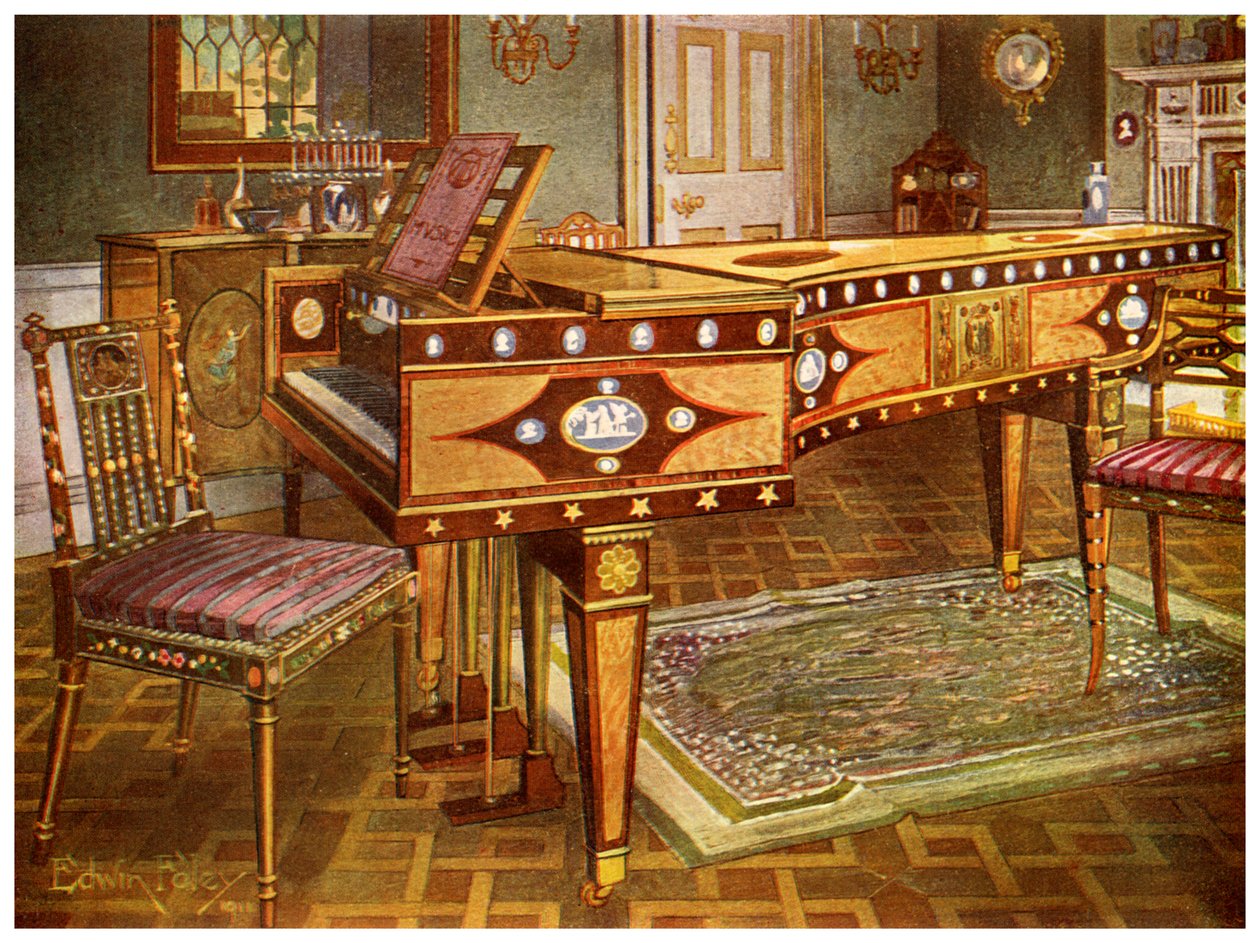 Dekorative møbler fra slutningen af 1700-tallet, 1911-1912. af Edwin Foley