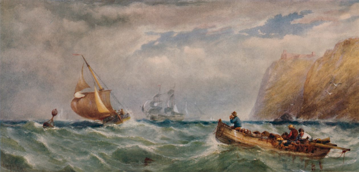 Seapiece, 19.-20. århundrede, 1935 af Edwin Hayes