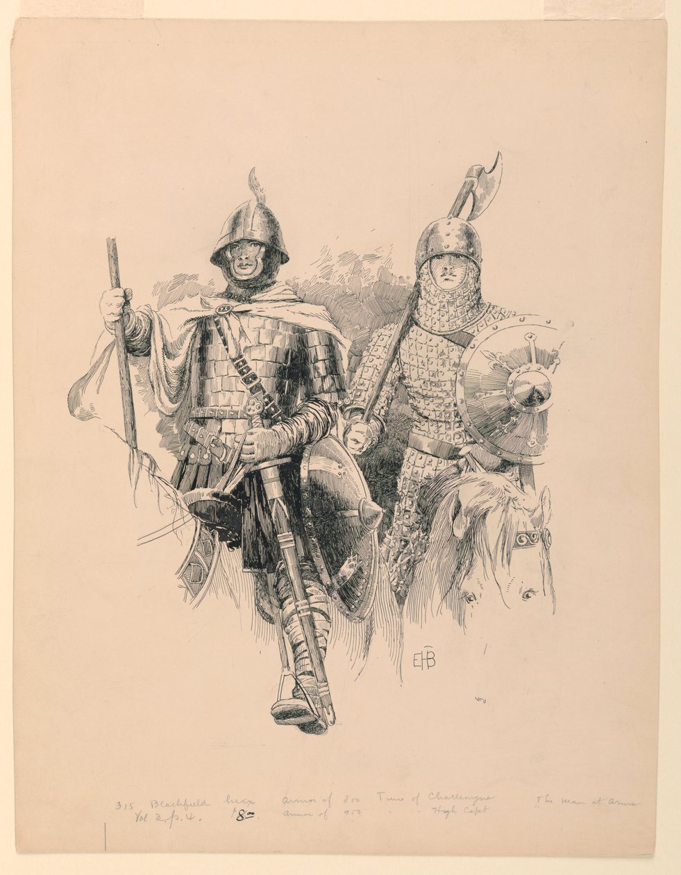 "Armor of 800. Time of Charlemagne" af Edwin Howland Blashfield