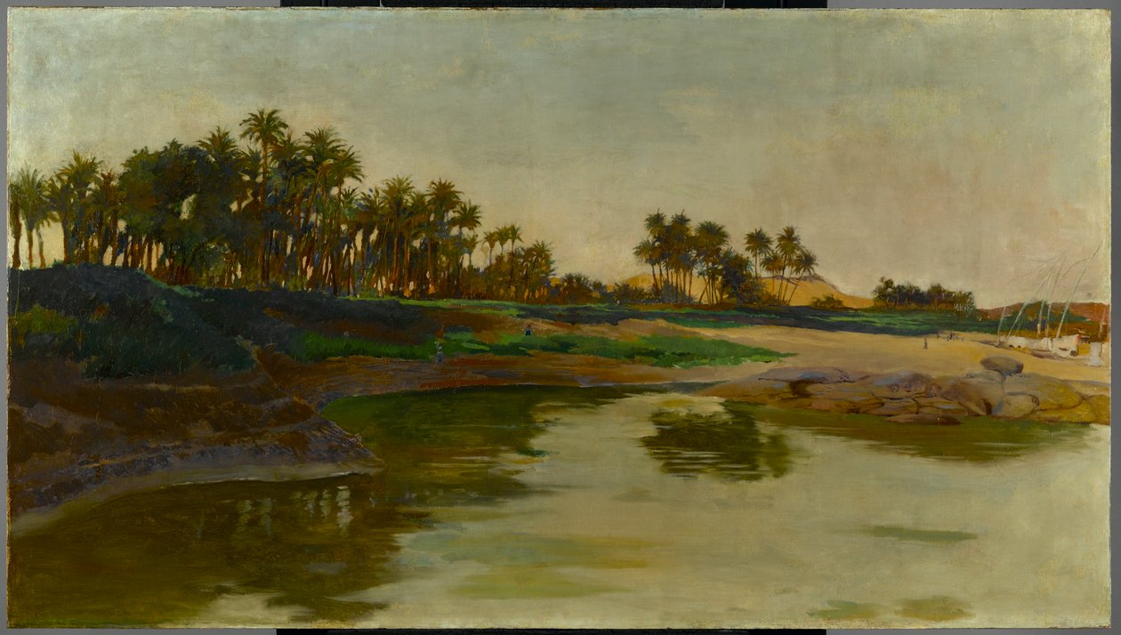 Island of Elephantine, Egypten, ca. 1886-91 af Edwin Howland Blashfield