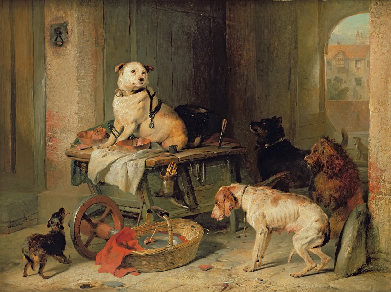 A Jack in Office, ca. 1833 af Edwin Landseer