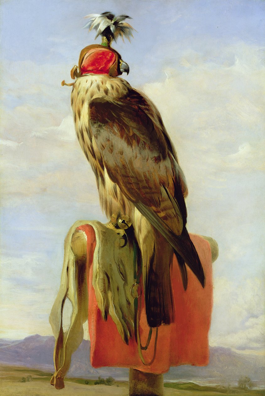 Hættefalk af Edwin Landseer