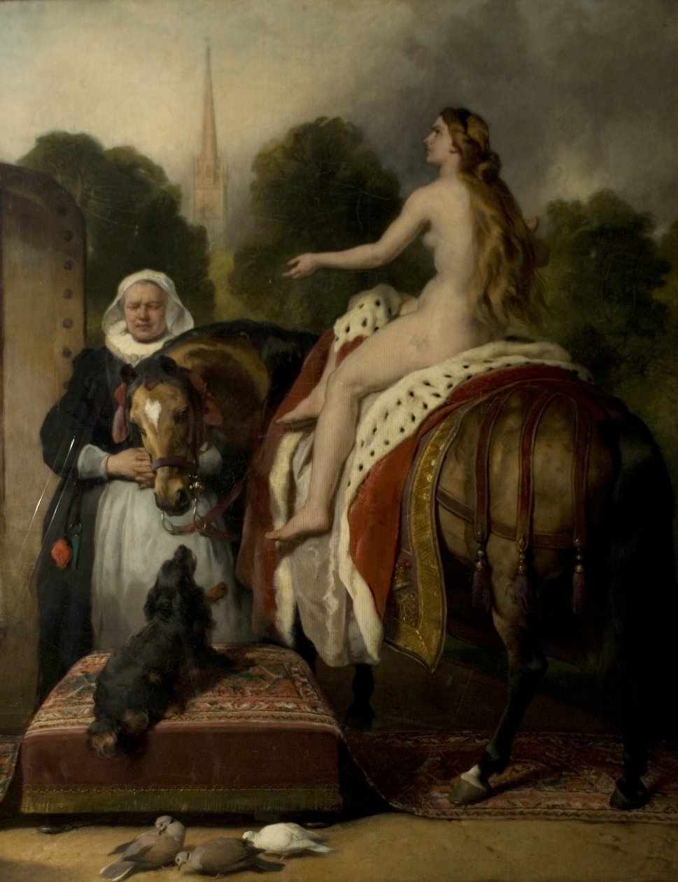 Lady Godivas bøn, ca. 1865 af Edwin Landseer