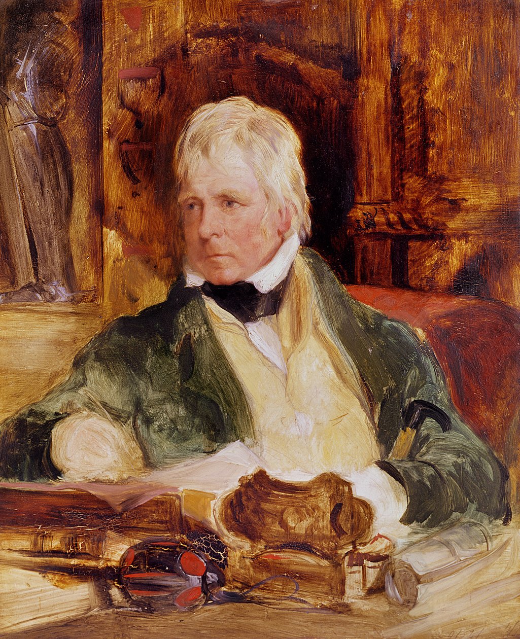 Portræt af Sir Walter Scott, ca.1824 af Edwin Landseer