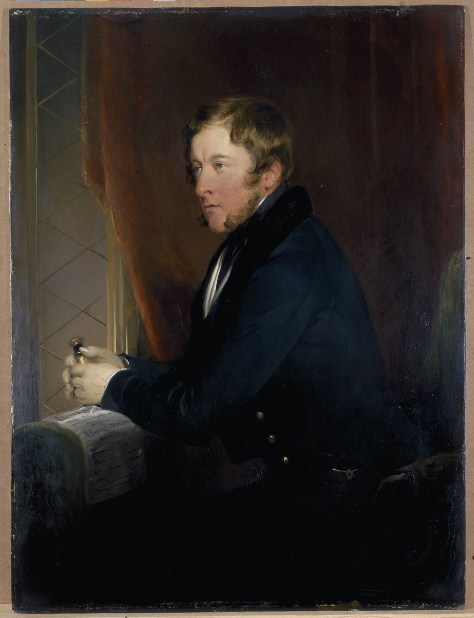 Portræt af William Spencer Cavendish, 6. hertug af Devonshire af Edwin Landseer