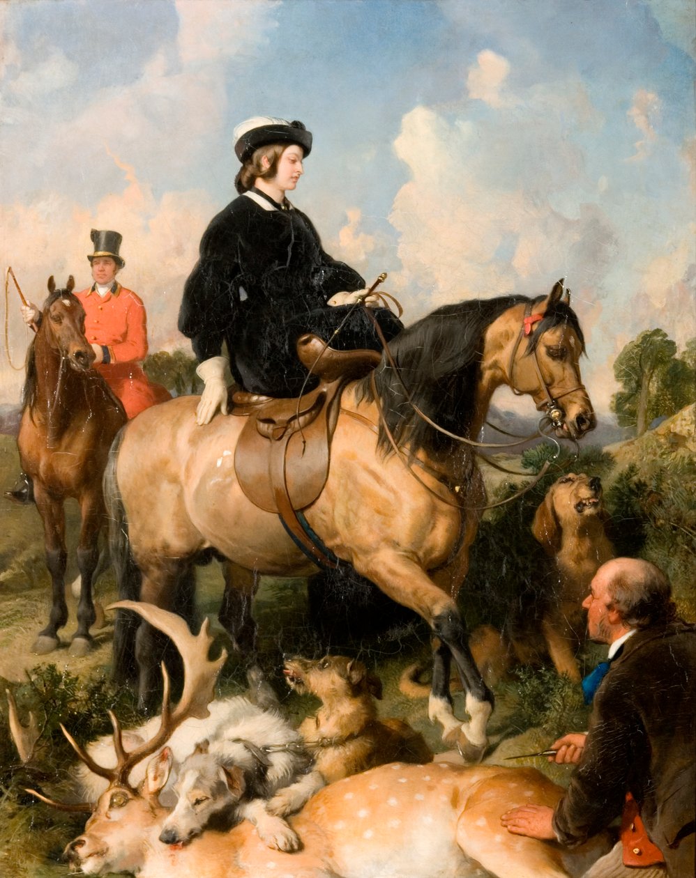 Dronning Victoria i Windsor Home Park, 1865 af Edwin Landseer