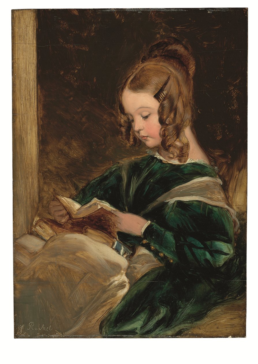 Studie af Rachel (Lady Rachel Russell) af Edwin Landseer