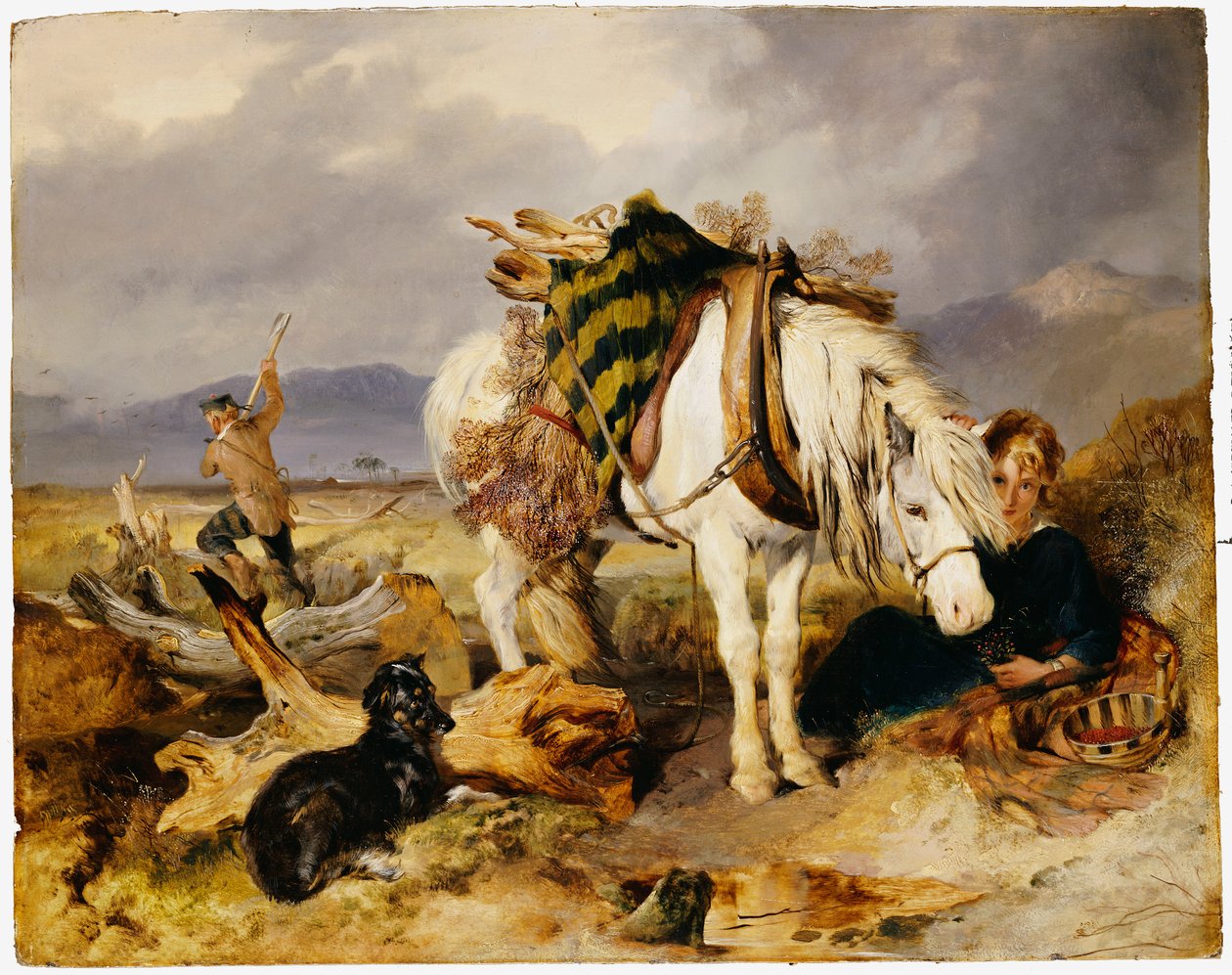 Træskæreren af Edwin Landseer