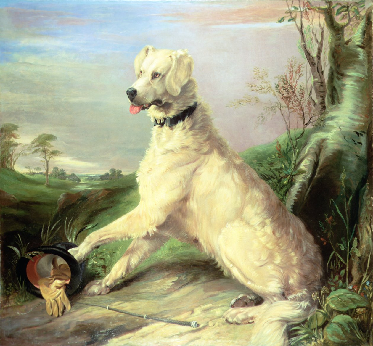 Waiting for the Master (olie på lærred) af Edwin Landseer