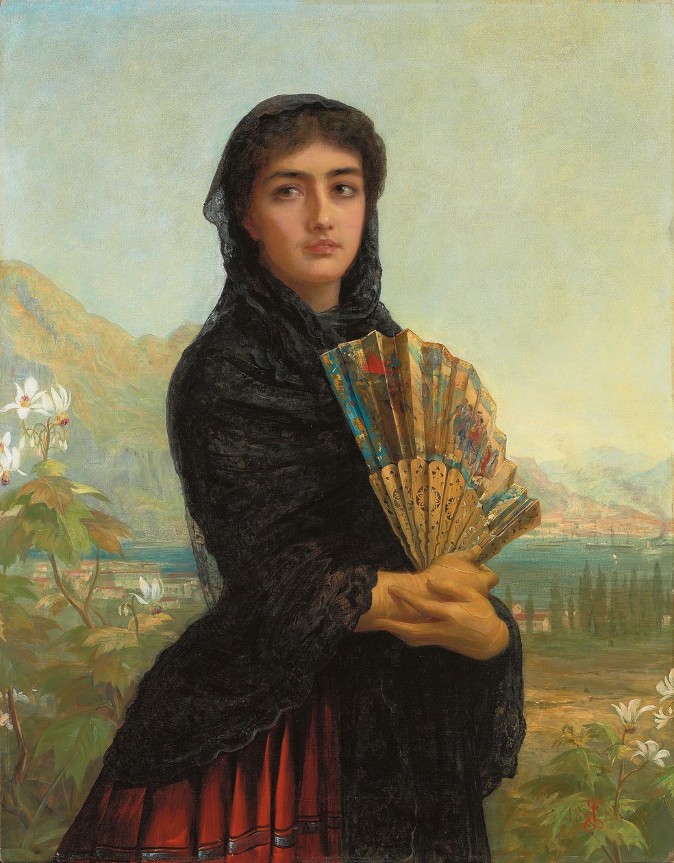 Gibraltar, 1886 af Edwin Longsden Long