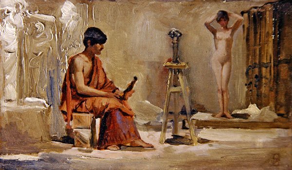 Kunstnerens model af Edwin Longsden Long