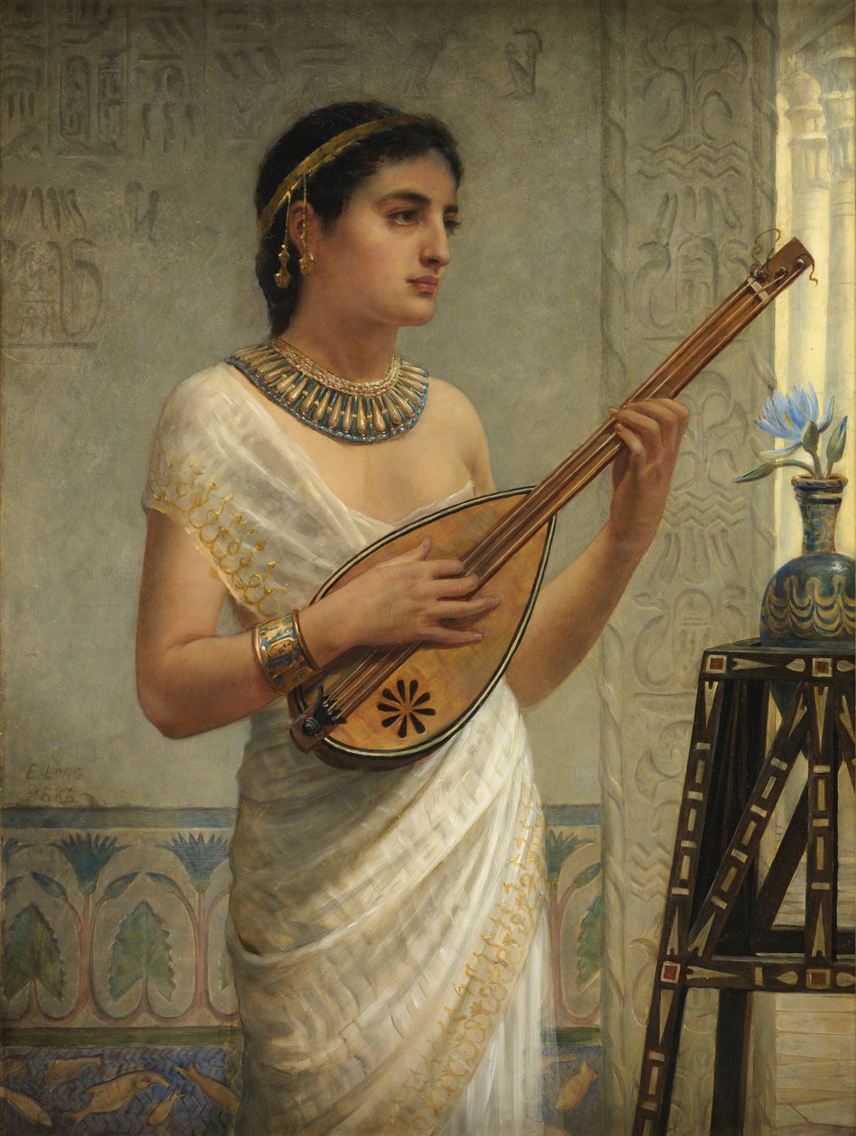Mandolinspilleren, 1886 af Edwin Longsden Long