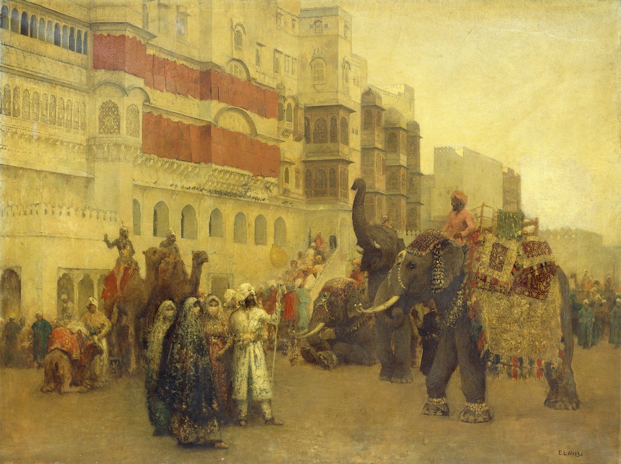 Denne fede dag på Beckney-Baluchistan, Beckney, af Edwin Lord Weeks