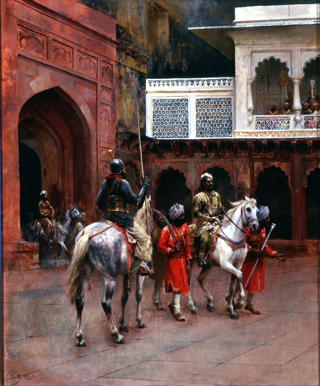 Indisk prins, Agra-paladset af Edwin Lord Weeks