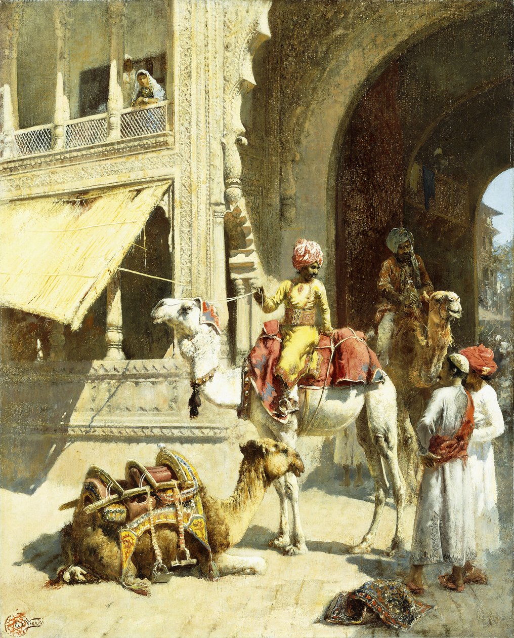 Indisk scene, 1884-89 af Edwin Lord Weeks
