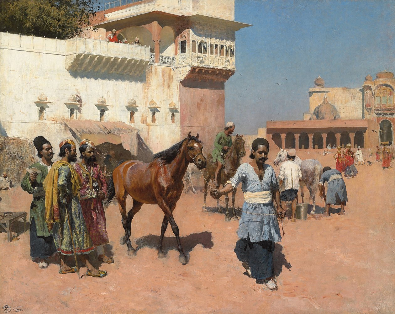 Persisk hestehandler, Bombay, 1880