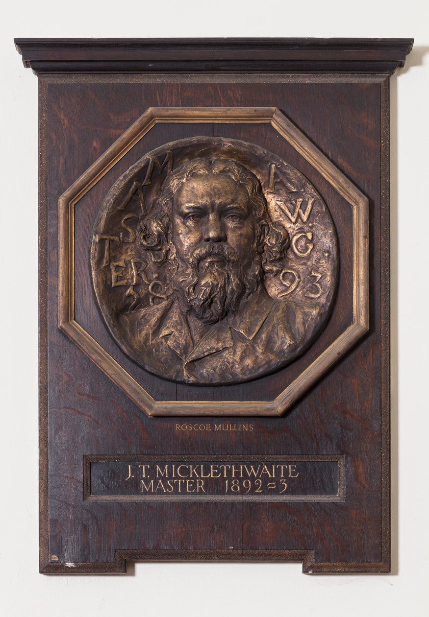 Medalje med John T. Micklethwaite, ca. 1893 af Edwin Roscoe Mullins