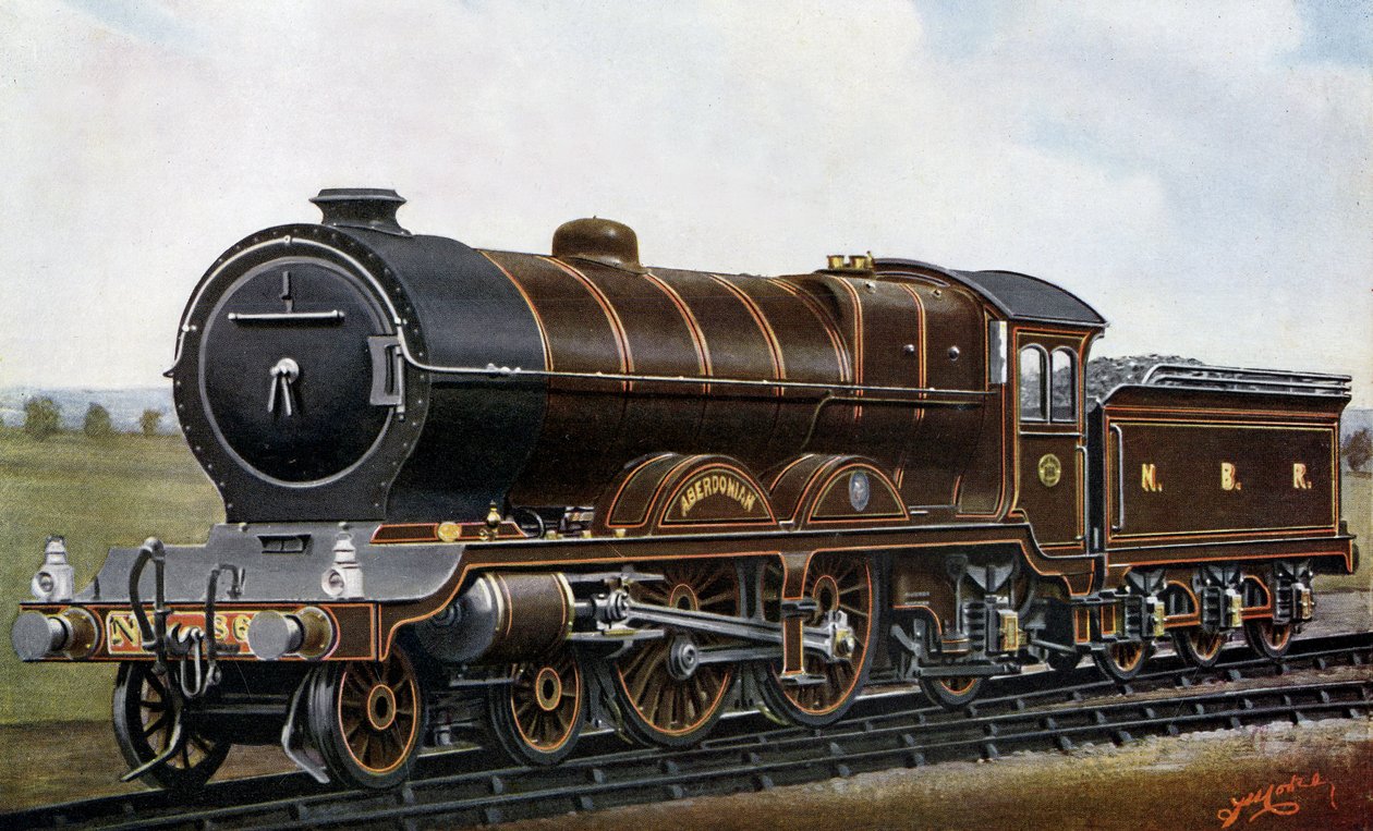 Over den fjerde bro: Den Aberdonske "Atlantic"-motor til North British Railway af Edwin Thomas Rudd