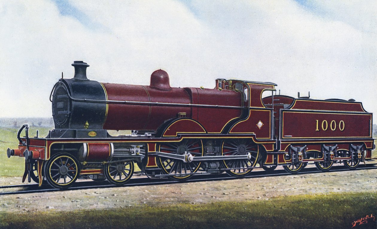 Langs Eden Valley: En Deeley Compound Engine 1000 til Midland Railway af Edwin Thomas Rudd