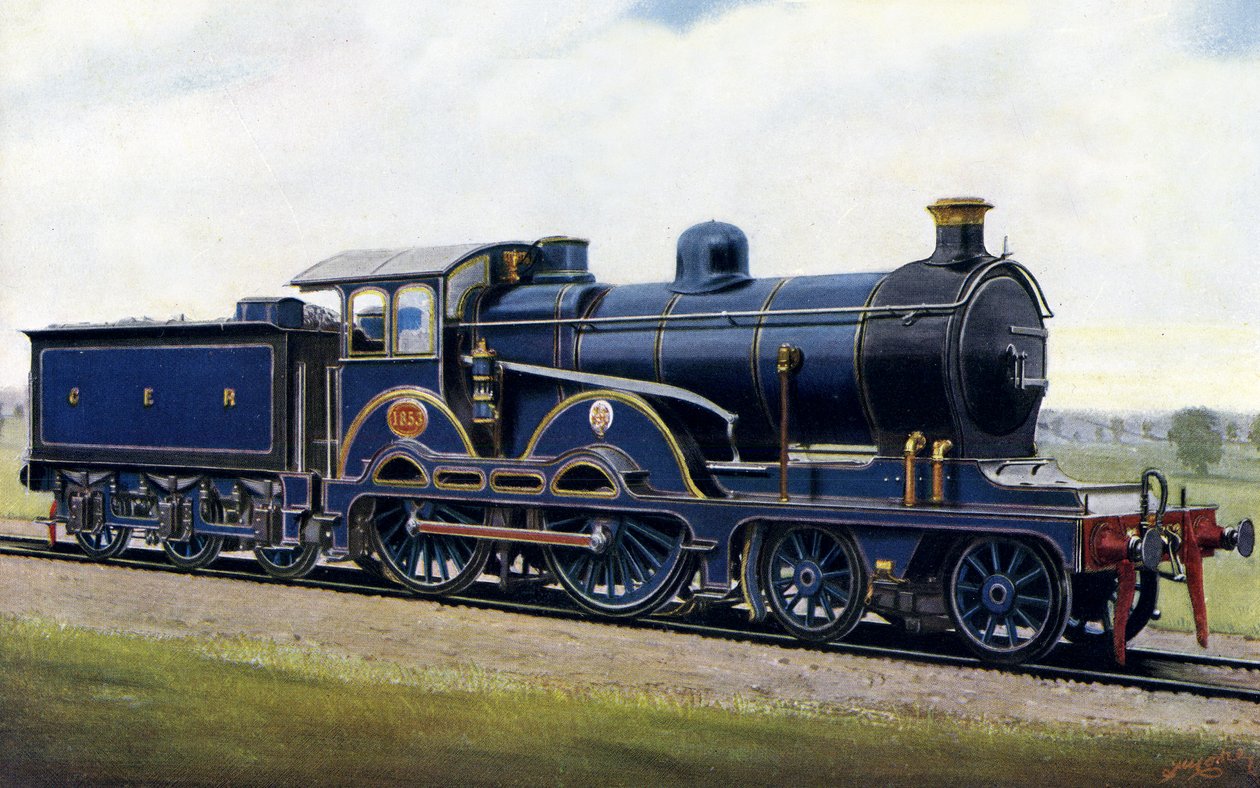 Among the Broads: En ottehjulet motor til Great Eastern Railway af Edwin Thomas Rudd