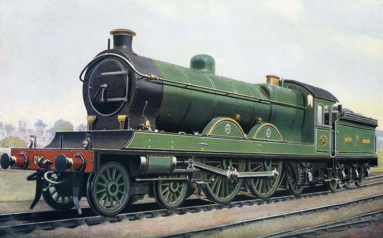 Under skyggen af York Minster: A North-Eastern Compound. London og North Eastern Railway damplokomotiv klasse C8 731 af Edwin Thomas Rudd