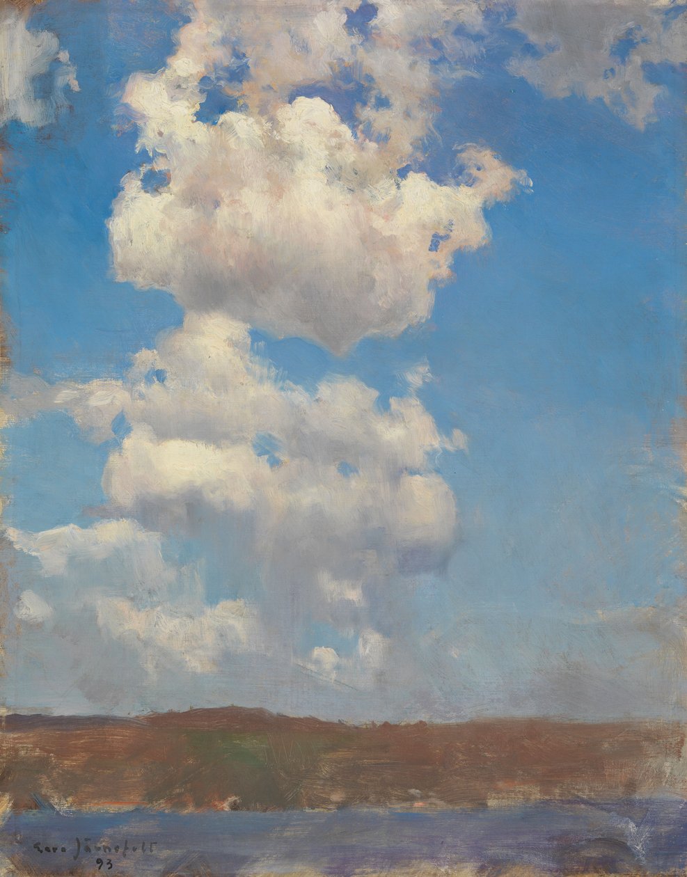 Skyundersøgelse af Eero Järnefelt