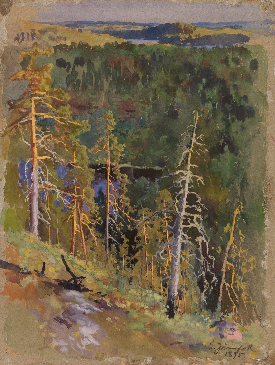 Skovlandskab af Eero Järnefelt