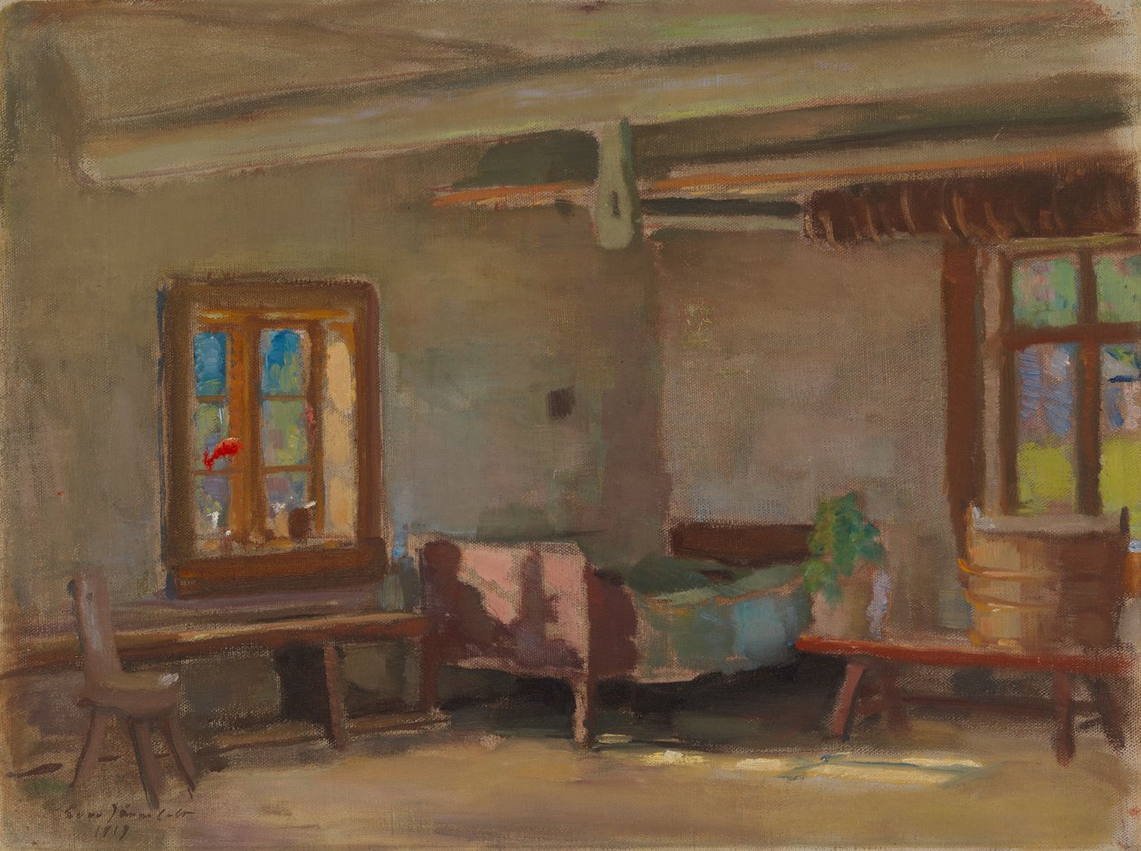 Interiør af Eero Järnefelt