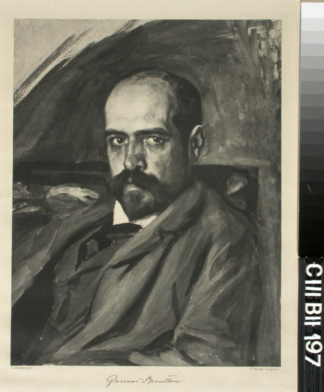 Portræt af Gunnar Berndtson af Eero Järnefelt