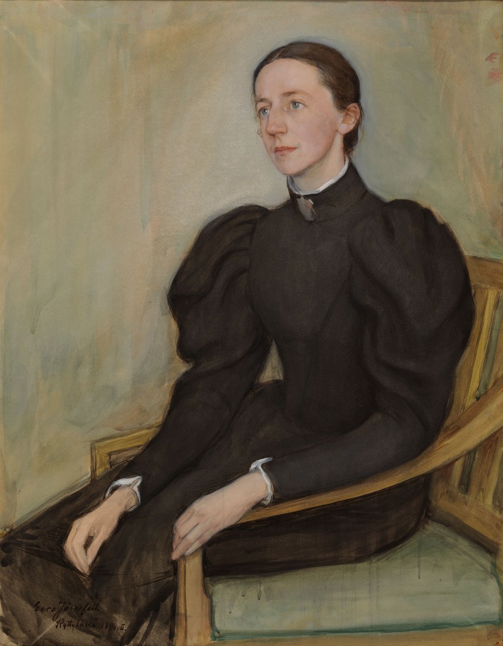 Portræt af Mathilda Wrede af Eero Järnefelt